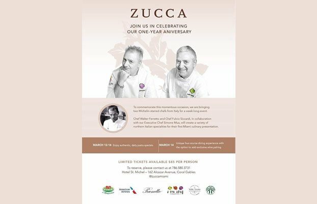 Zucca Aniversary - Charitable event - Bambi International Foundation
